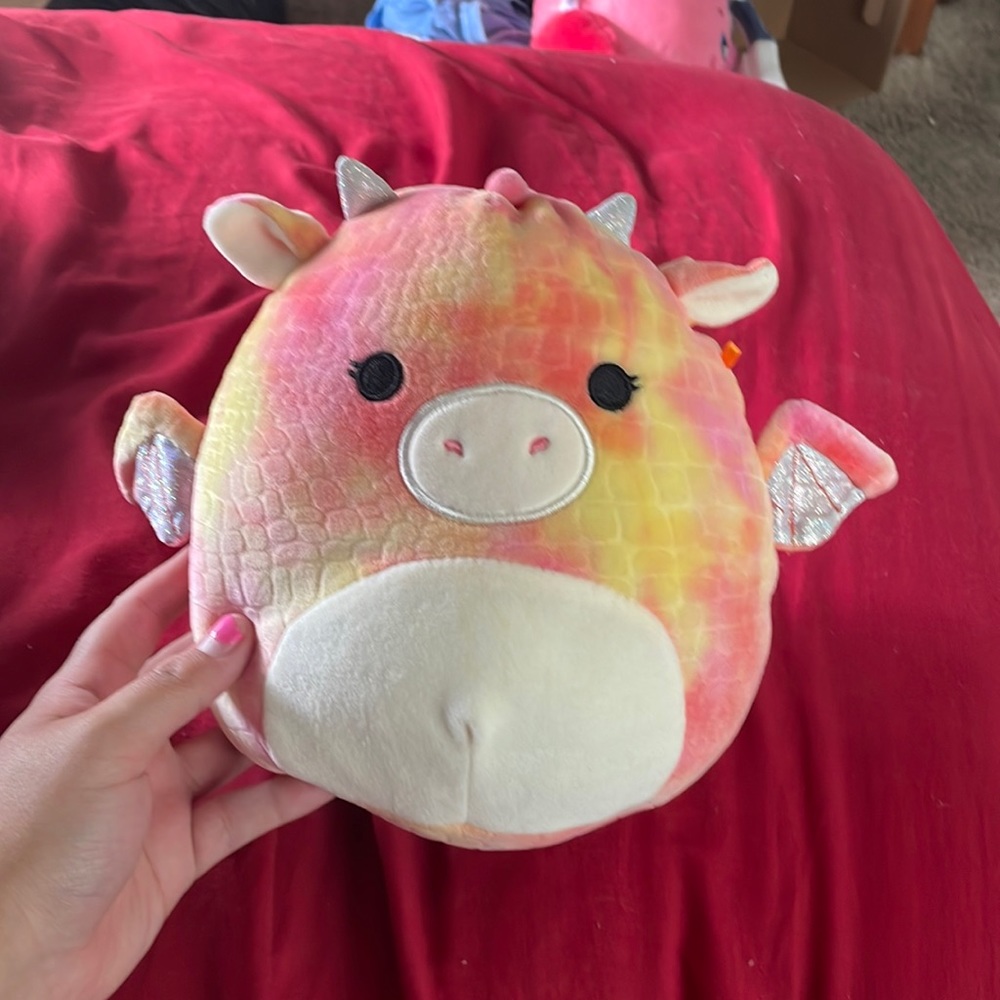 Celestine the Pink Dragon Squishmallow